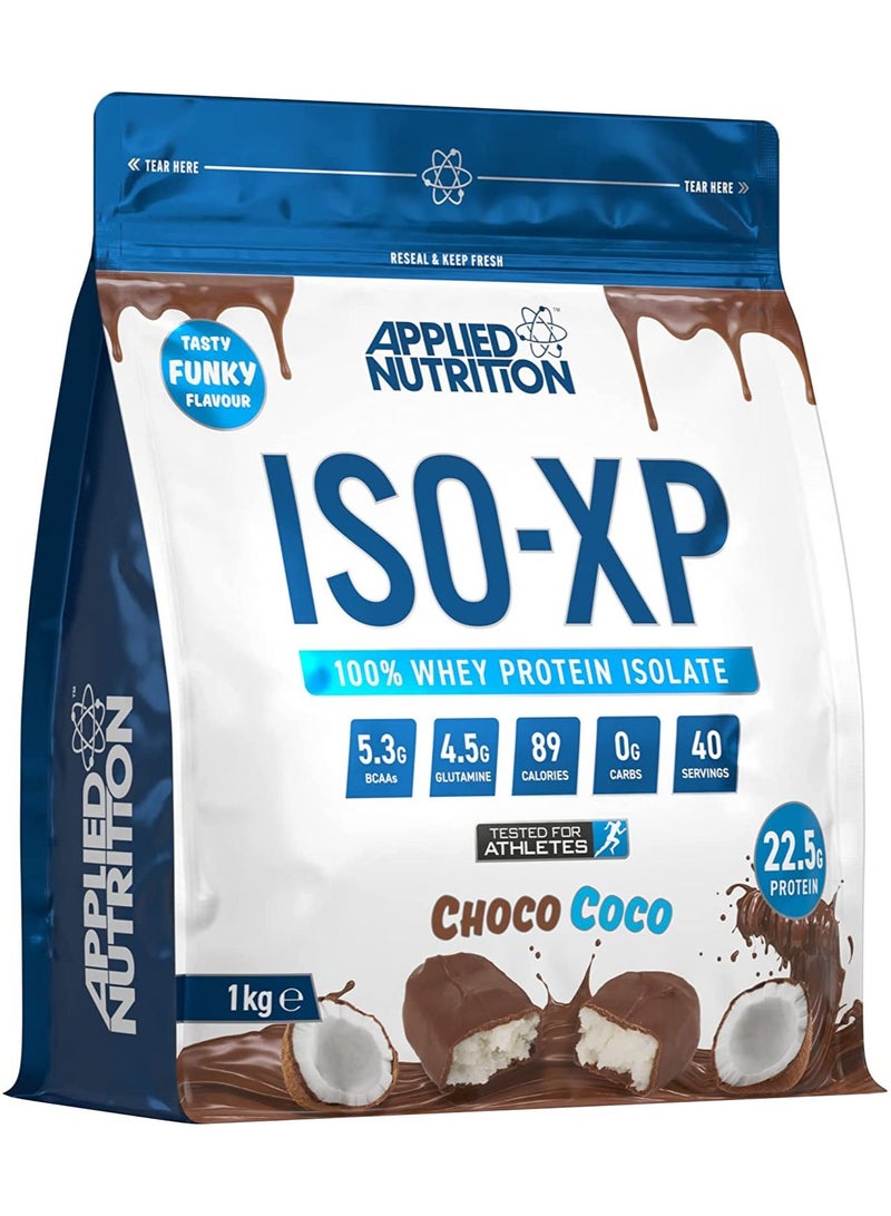 Iso Xp Whey Isolate - Whey Protein Isolate Powder, Iso-Xp Funky Yummy Flavours (1Kg - 40 Servings) (Choco Coco)