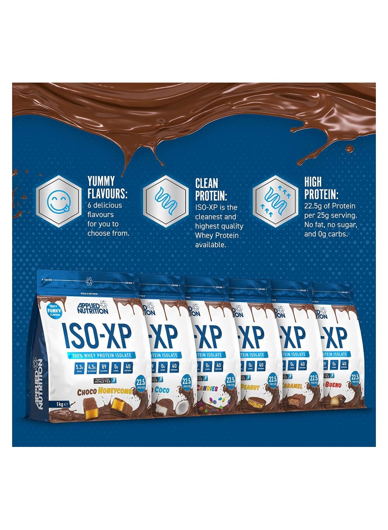 Iso Xp Whey Isolate - Whey Protein Isolate Powder, Iso-Xp Funky Yummy Flavours (1Kg - 40 Servings) (Choco Coco)