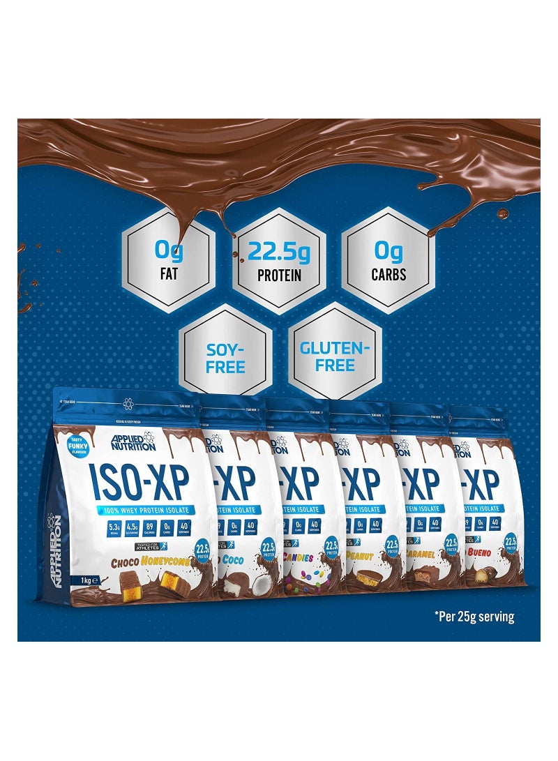 Iso Xp Whey Isolate - Whey Protein Isolate Powder, Iso-Xp Funky Yummy Flavours (1Kg - 40 Servings) (Choco Coco)