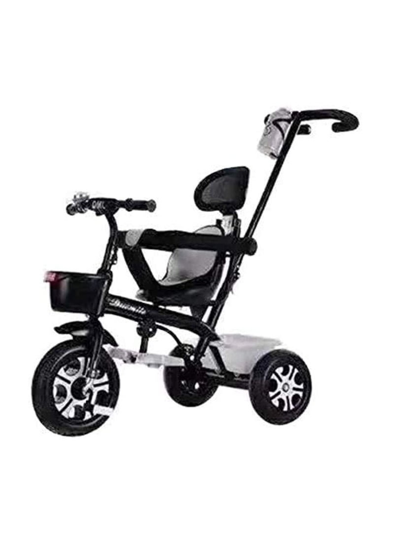 Kids Tricycles For 1 To 6 Years Old Baby Trike Kid's Ride On Tricycle With Push Bar 3 Wheels Bike For Boys and Girls 3 Wheels Toddler Tricycle Black