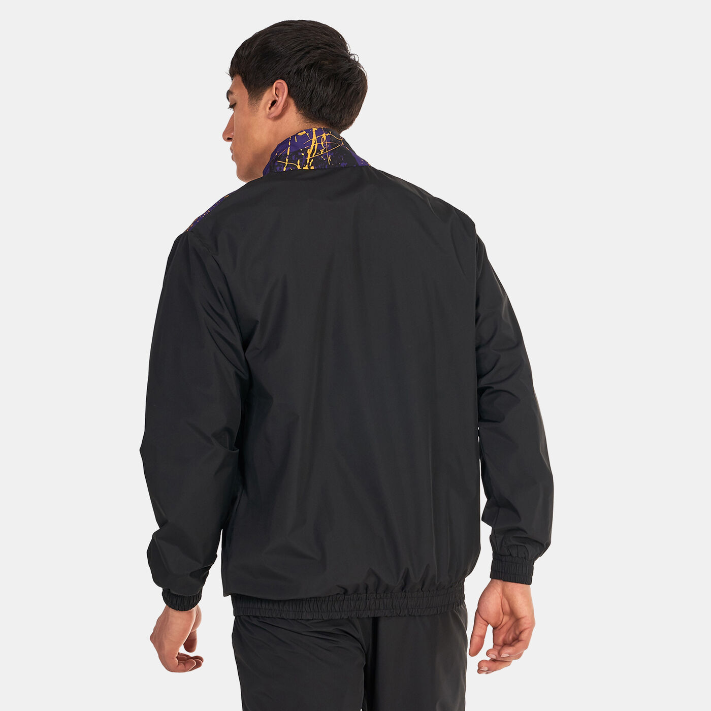 Los Angeles Lakers Allover Print Panel Track Jacket