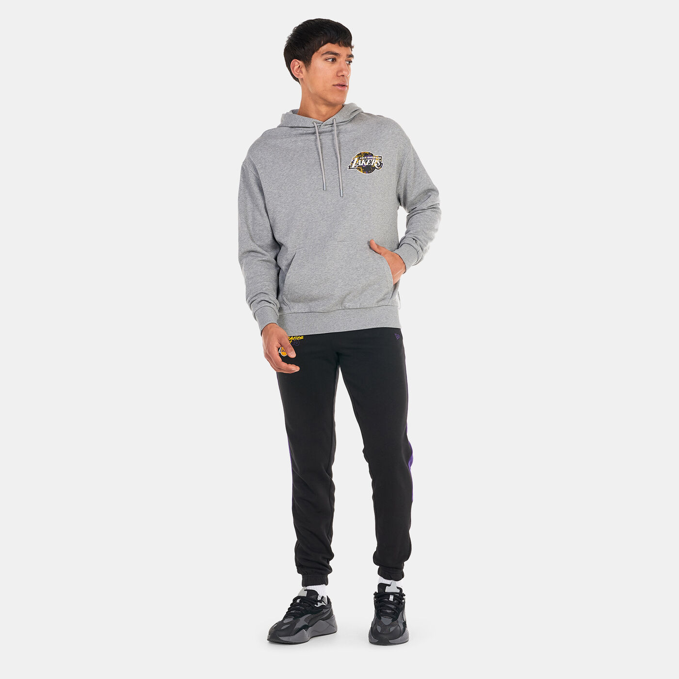 Los Angeles Lakers Infill Large Team Logo Hoodie