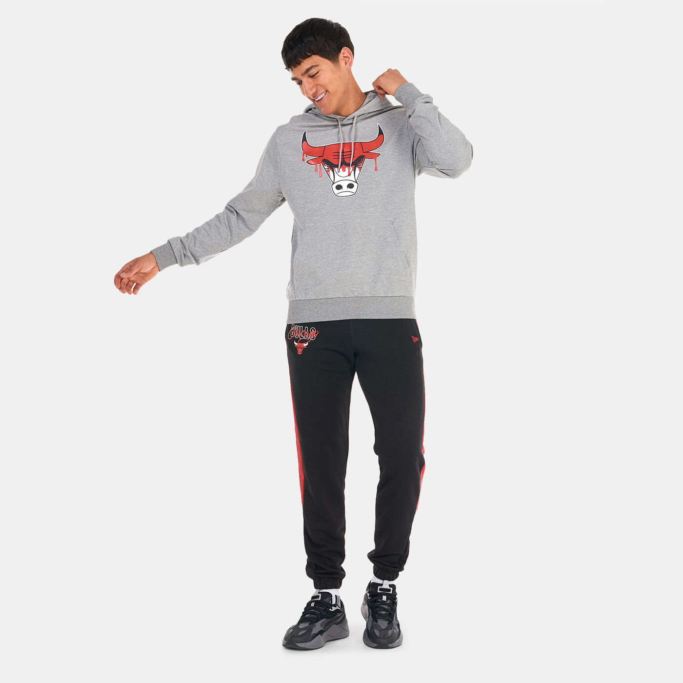 Men's Chicago Bulls NBA Drip Logo Hoodie