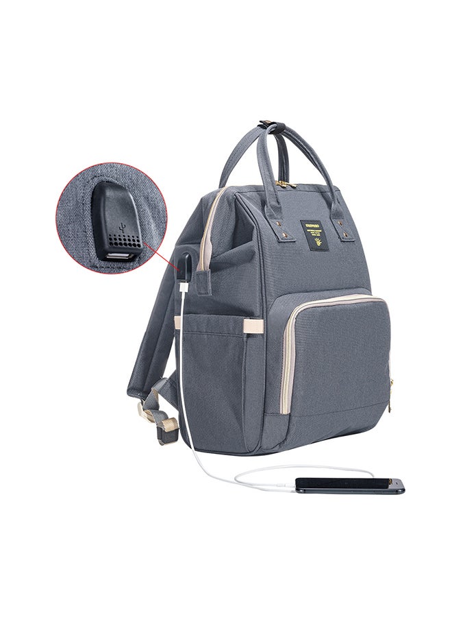 Diaper Bag w/USB + Diaper Caddy