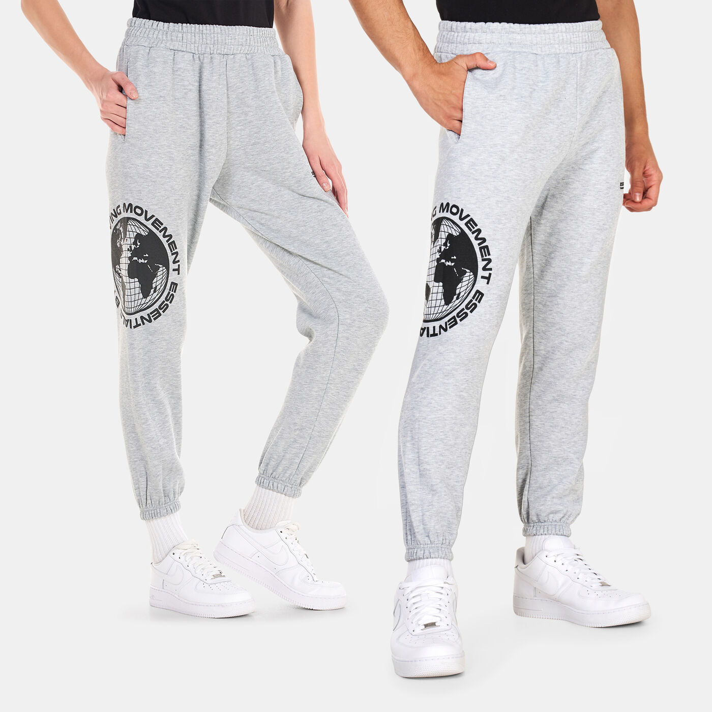 Printed Organic Fleece Joggers