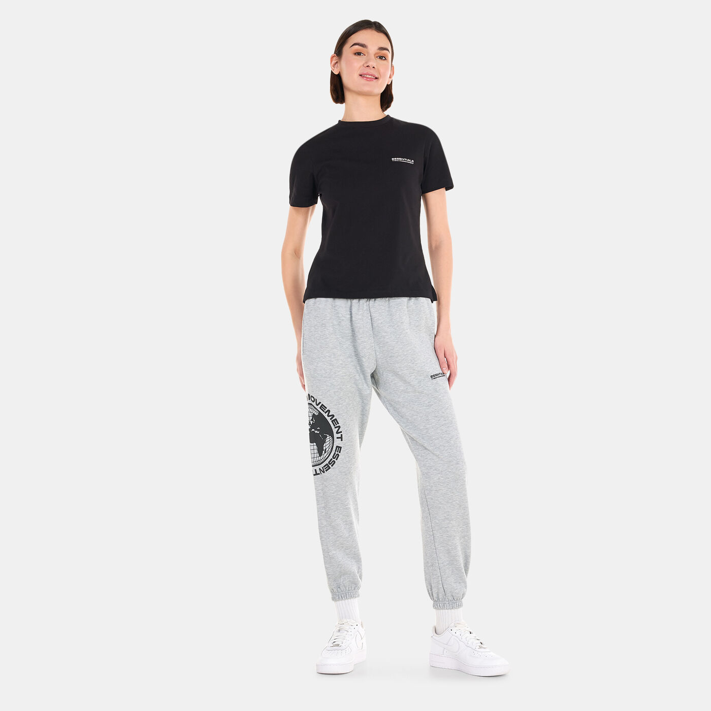 Printed Organic Fleece Joggers