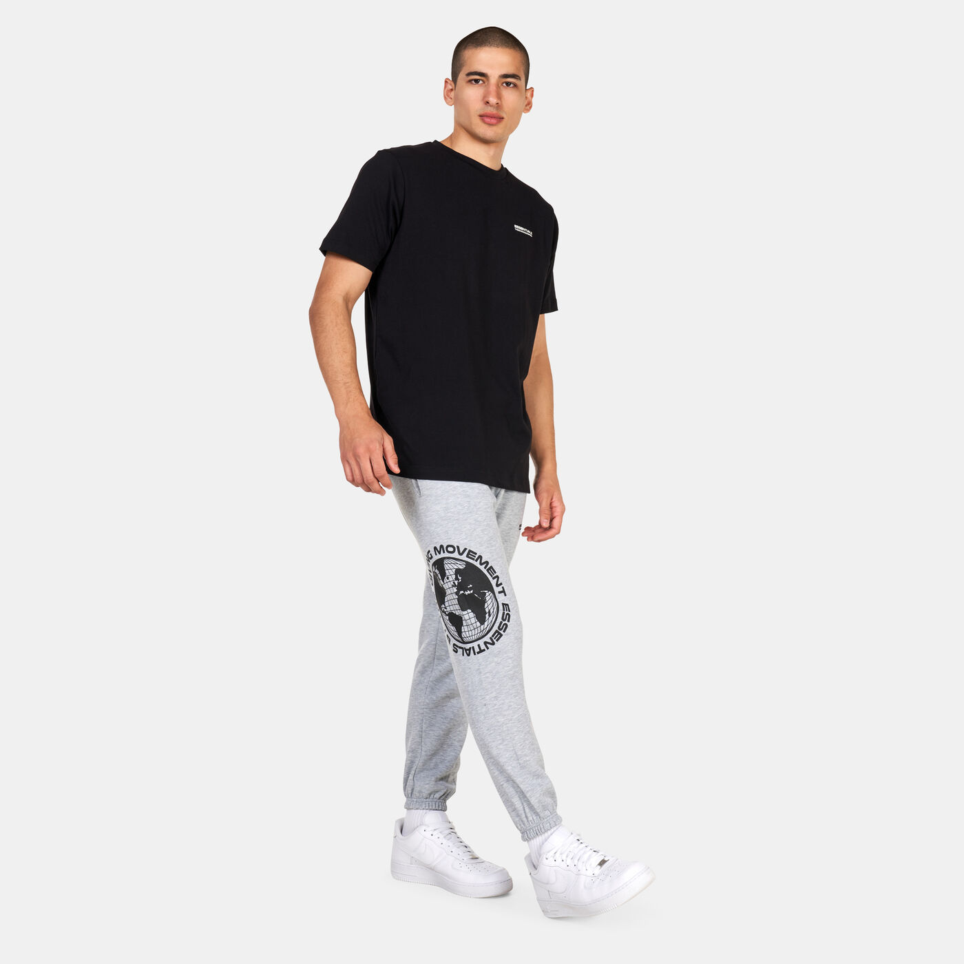 Printed Organic Fleece Joggers