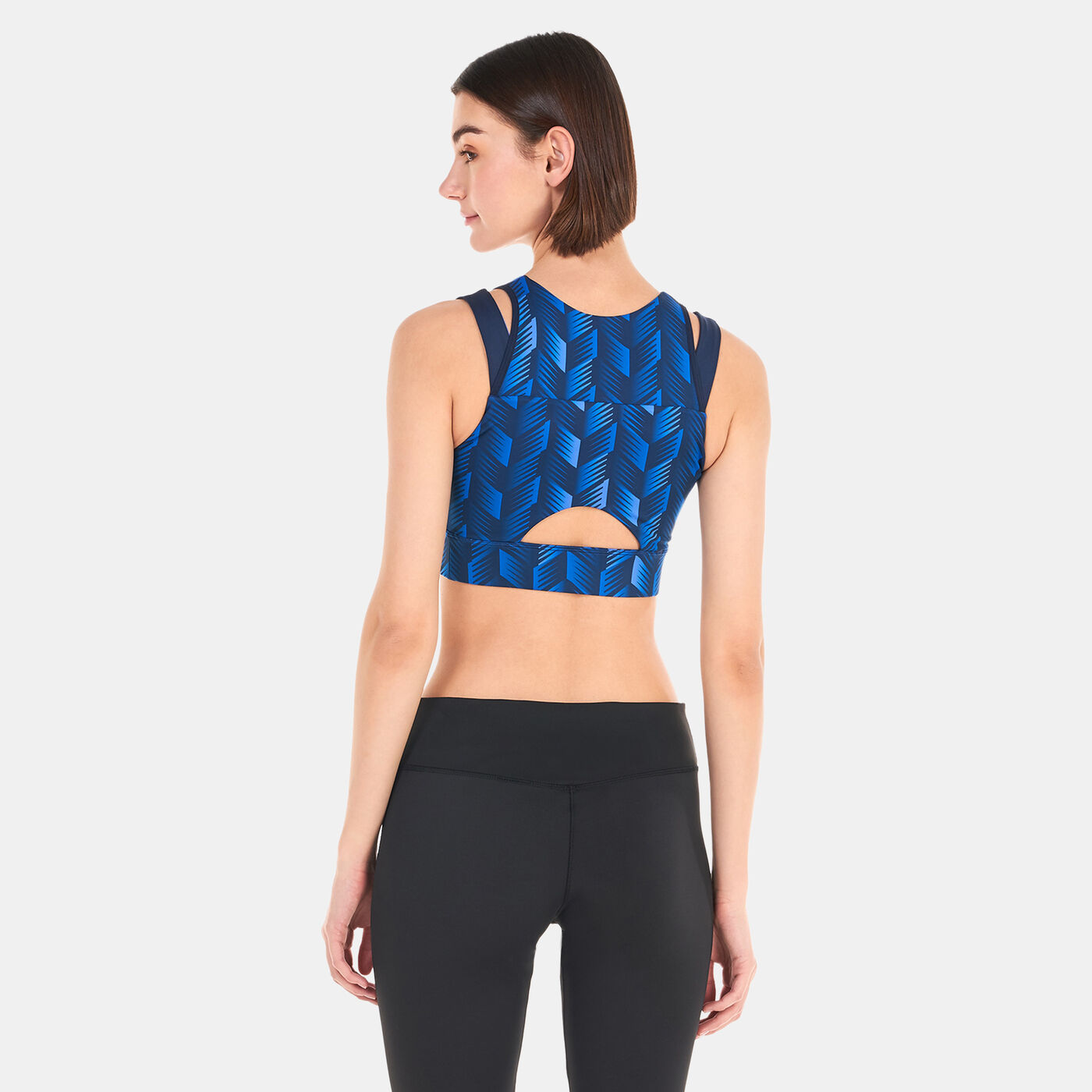 Women's Shape Shield Printed Crop Sports Bra