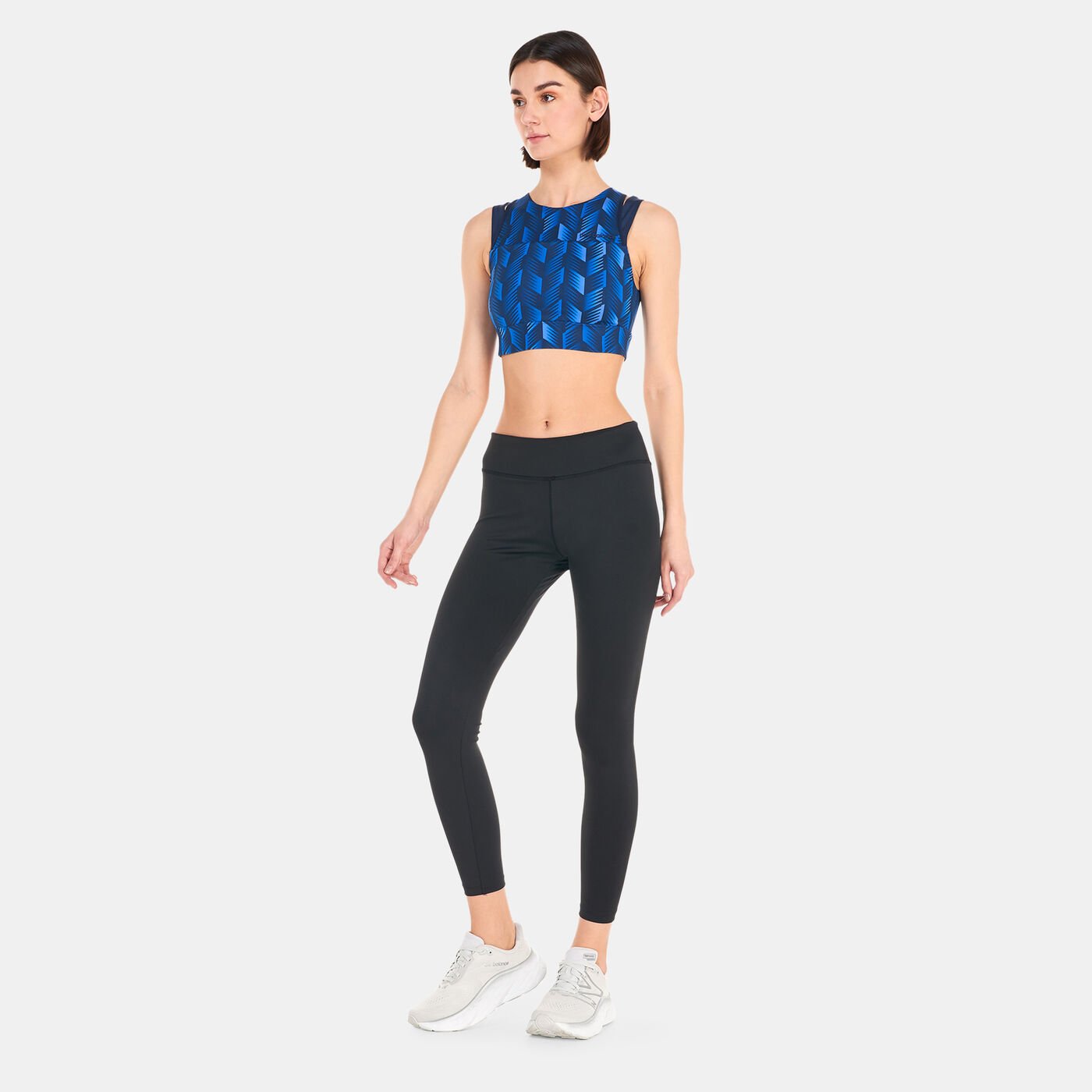 Women's Shape Shield Printed Crop Sports Bra