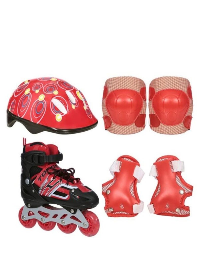 Roller Skate Shoes Set 38-41 Red