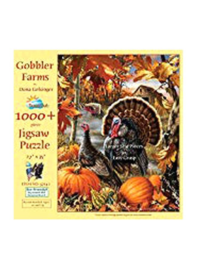 1000-Piece Gobbler Farms Jigsaw Puzzle