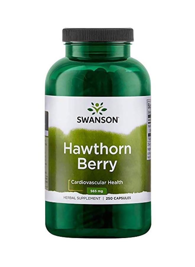 Hawthorn Berry Health Supplement - 250 Capsules