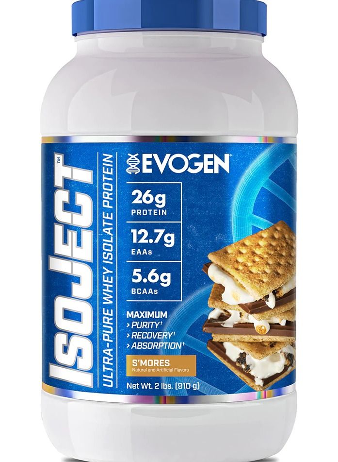 Isoject Ultra Pure Whey Isolate protein Smores 910g