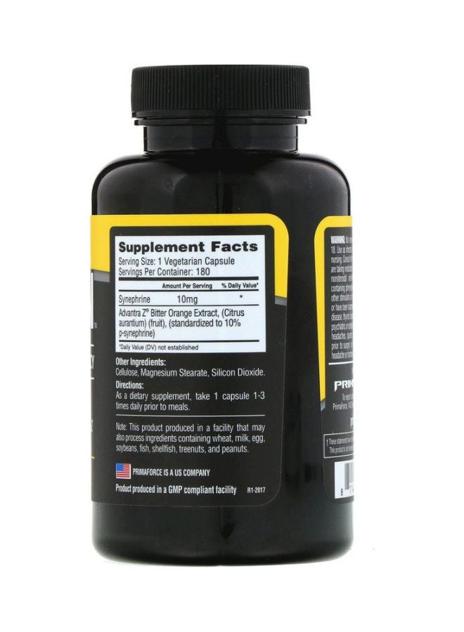 Syneburn 10mg Dietary Supplement - 180 Vegetarian Capsules