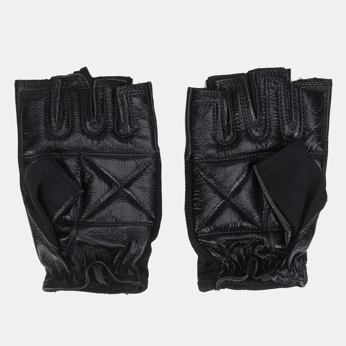 Spandex Leather Fitness Gloves