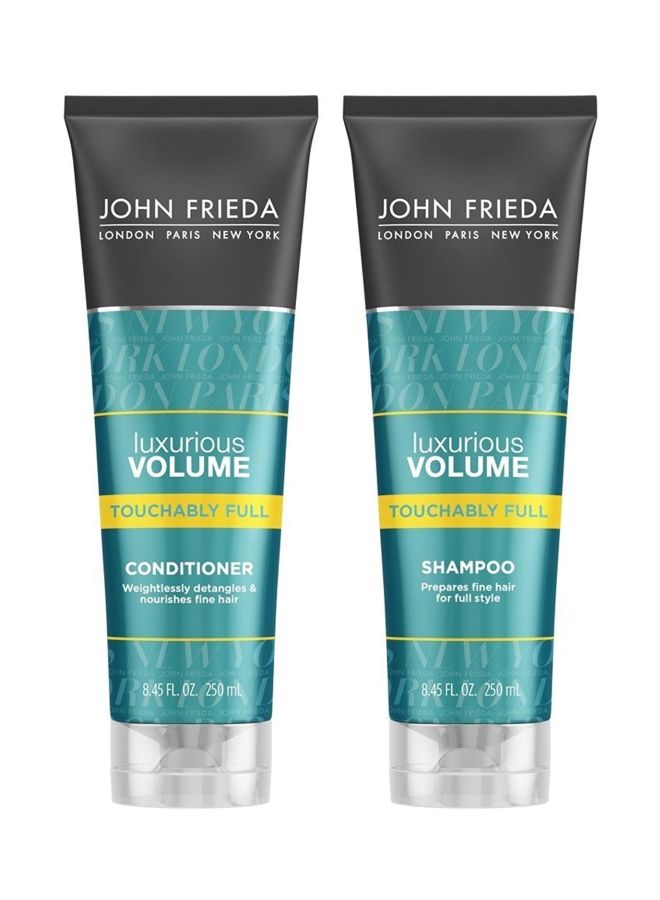 Pack Of 2 Luxurious Volume Shampoo And Conditioner Set 250ml