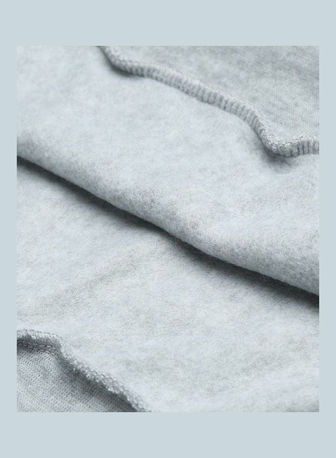 Fashionable Long Sleeve Pullover Grey