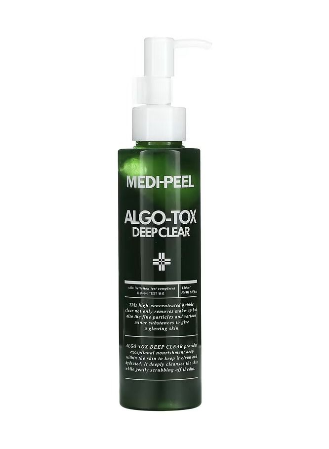 Medi-Peel Algo Tox Deep Clear This mild cleanser removes all traces of makeup and impurities