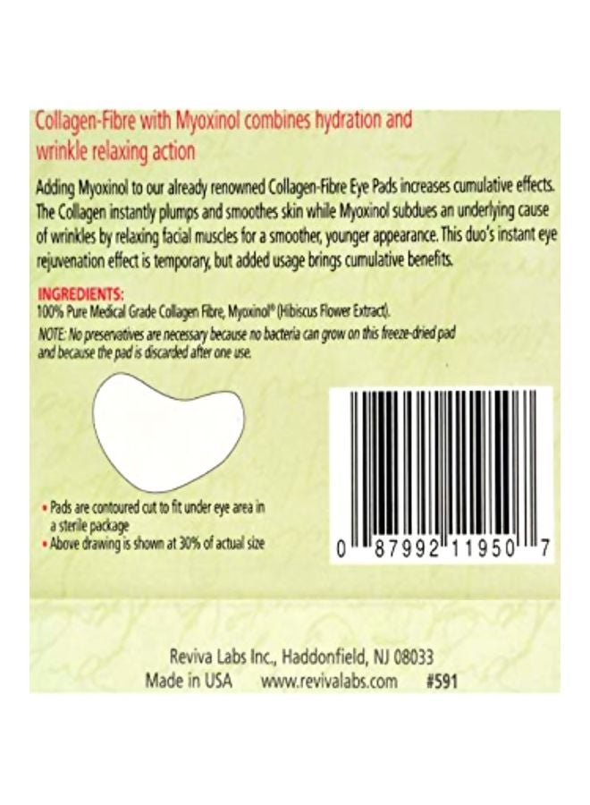 6-Piece Collagen-Fibre Eye Pads White