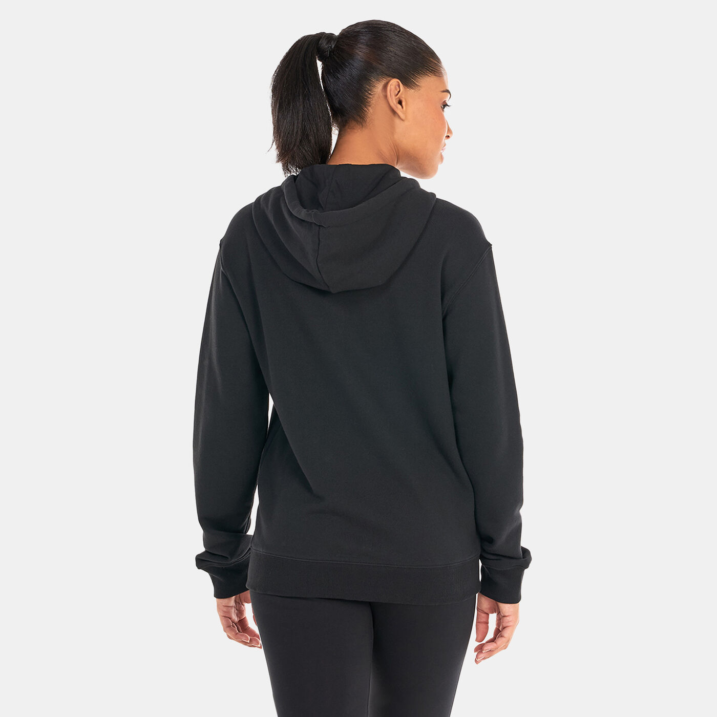 Women's Essentials Linear Full-Zip French Terry Hoodie