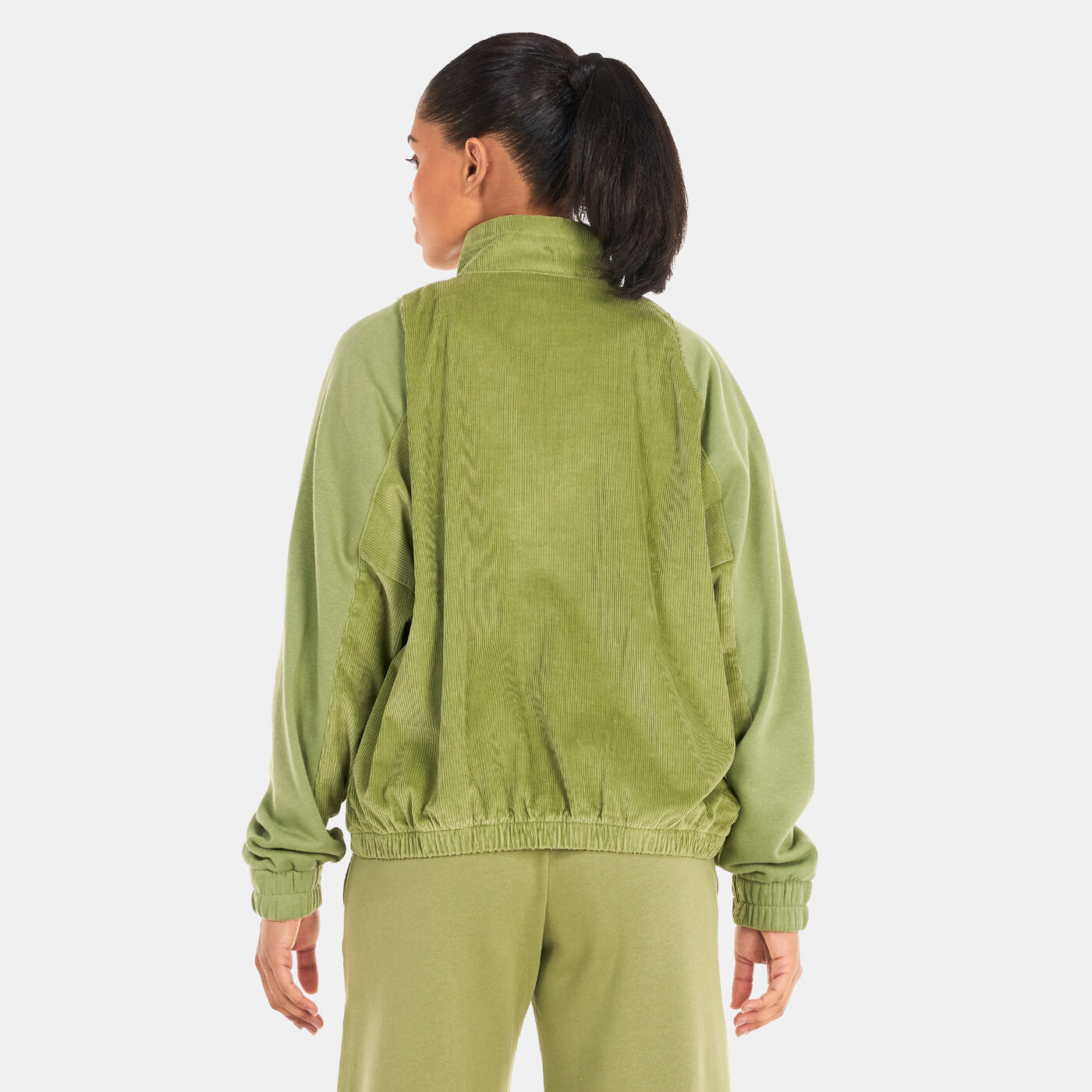 Women's Air Corduroy Fleece Full-Zip Jacket