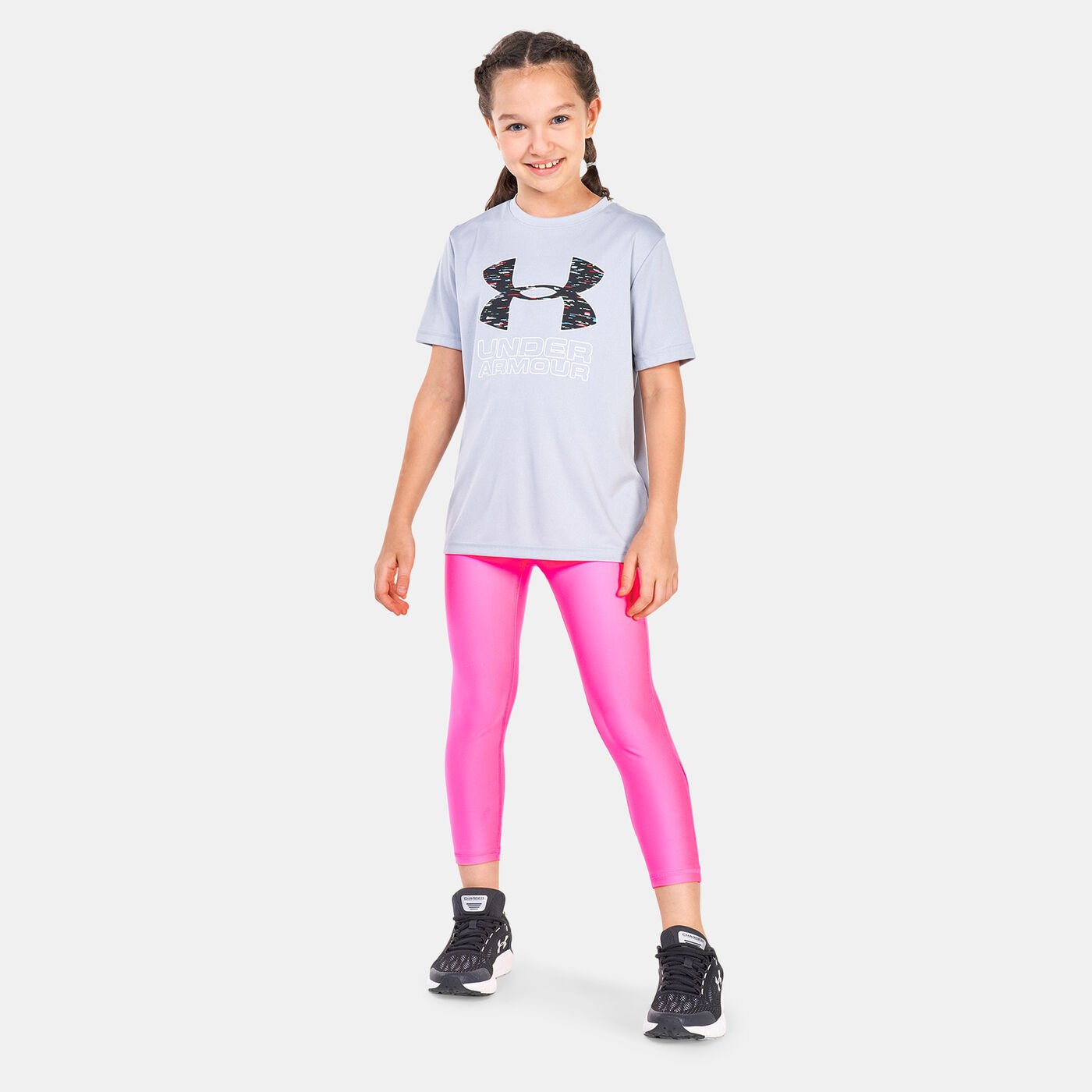 Kids' HeatGear® Ankle Crop Leggings