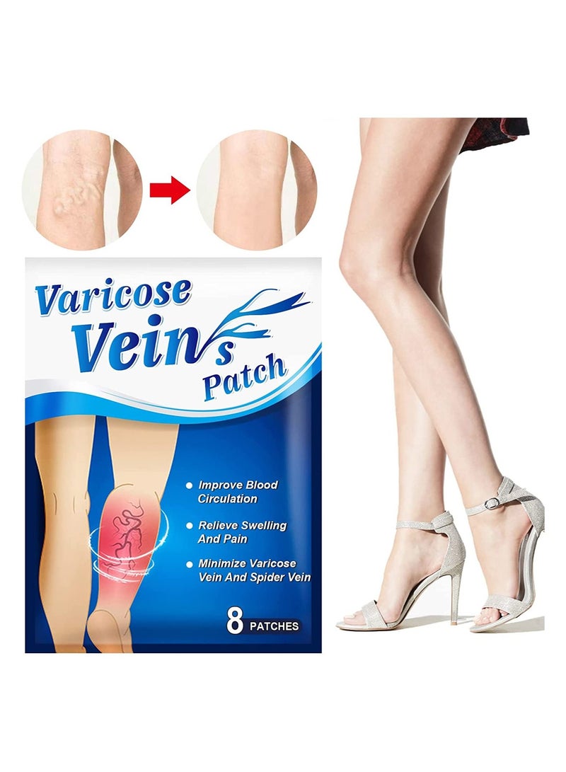 Varicose Veins Patches Dredge Vein Smoothing Varicose Veins Reduce Swelling Relieve Pain 24 Pcs