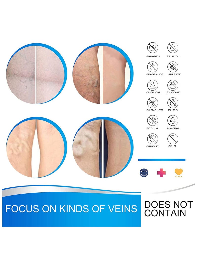 Varicose Veins Patches Dredge Vein Smoothing Varicose Veins Reduce Swelling Relieve Pain 24 Pcs