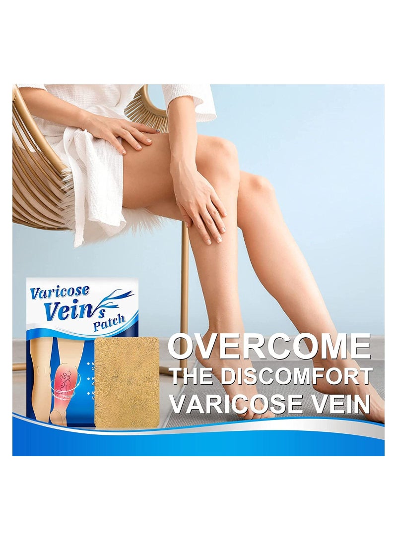 Varicose Veins Patches Dredge Vein Smoothing Varicose Veins Reduce Swelling Relieve Pain 24 Pcs