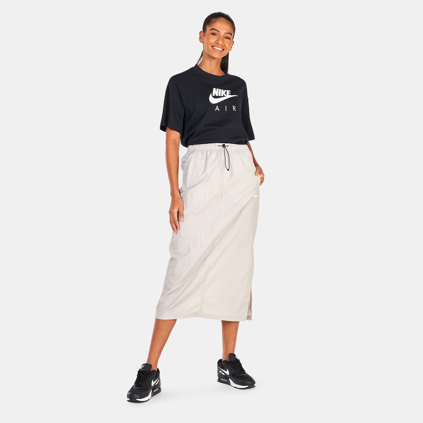 Women's Sportswear Essential High-Waisted Woven Skirt