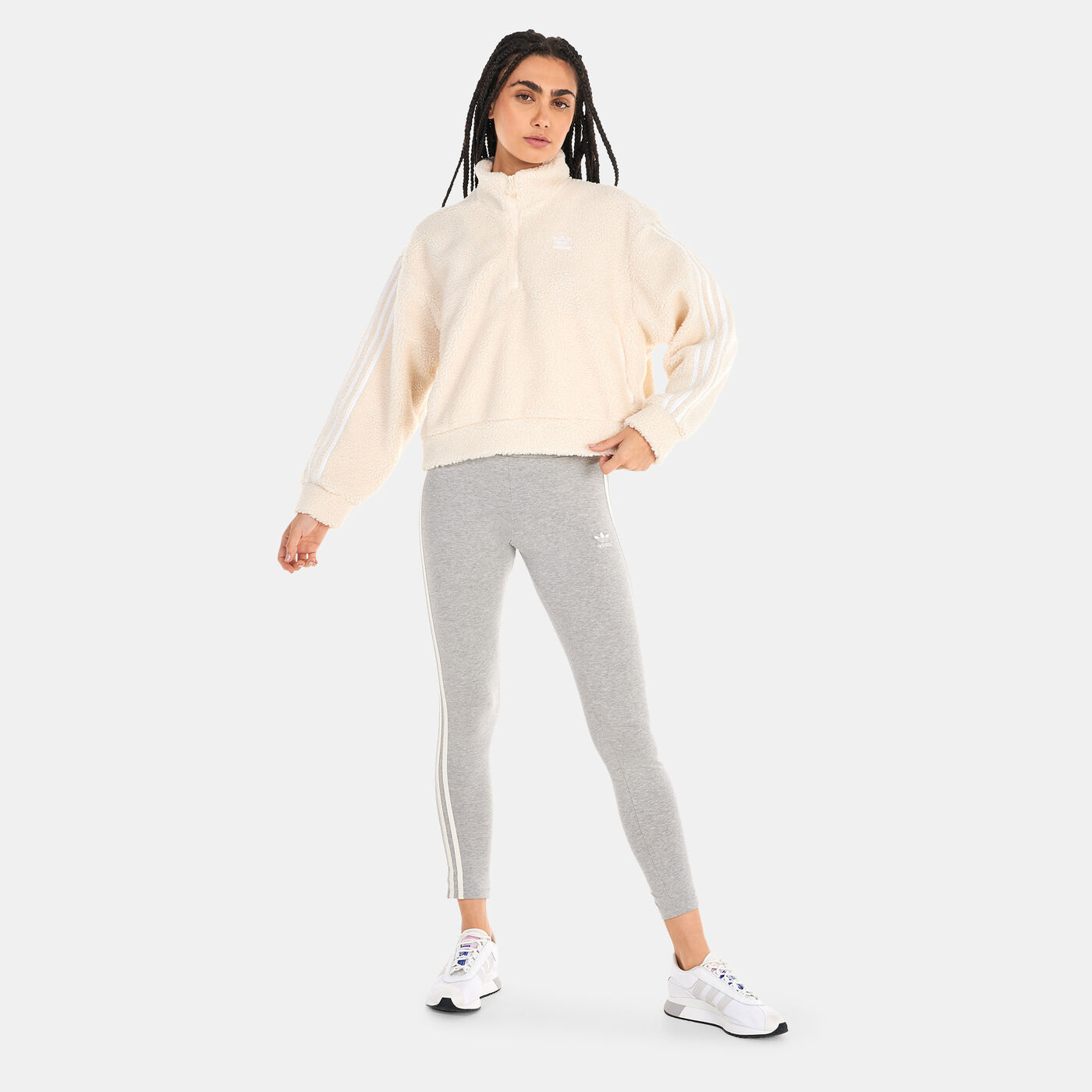 Women's Adicolor Classics Half-Zip Fleece Sweatshirt