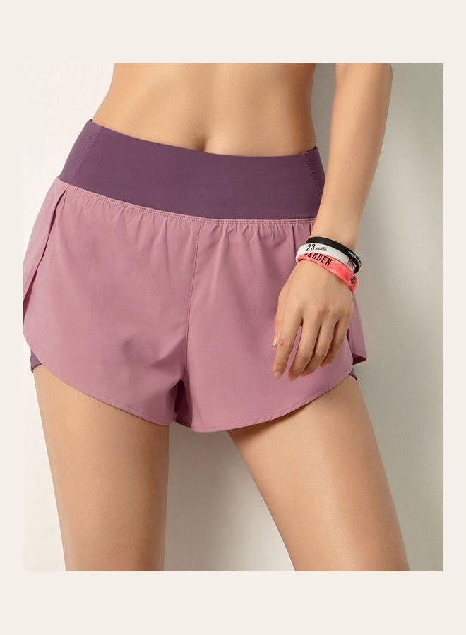 2-in-1 Shorts with Pocket Pink