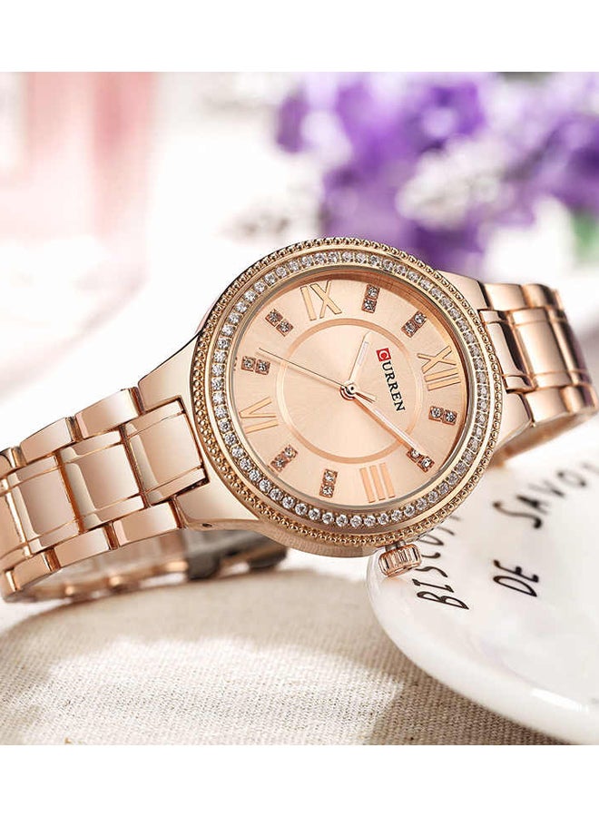 girls Stainless Steel Analog Watch 9004