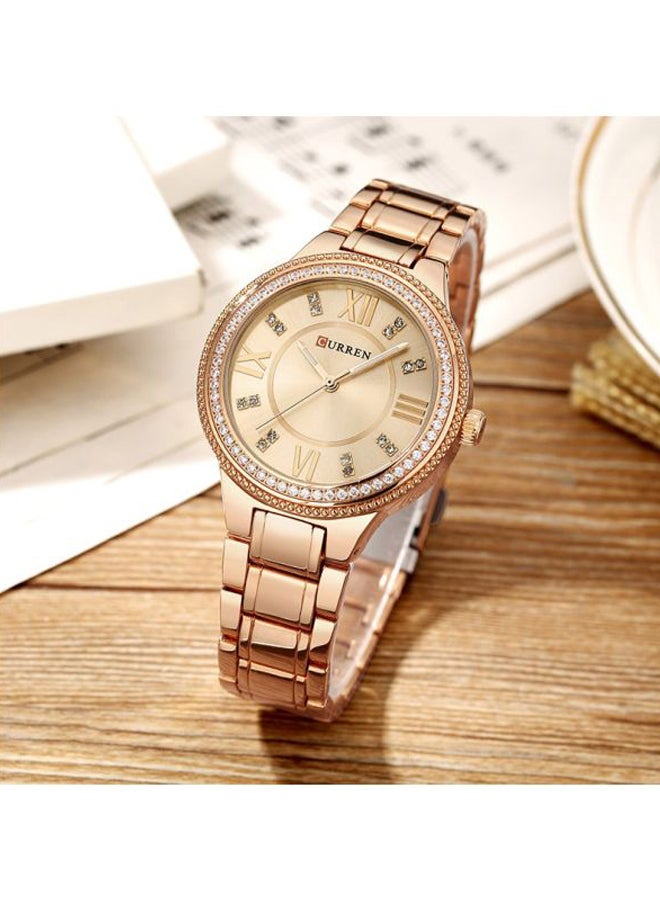 girls Stainless Steel Analog Watch 9004