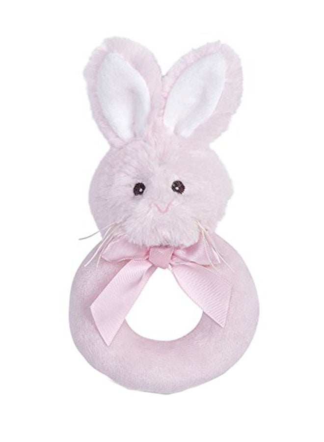 Bunny Plush Stuffed Animal Soft Ring Rattle