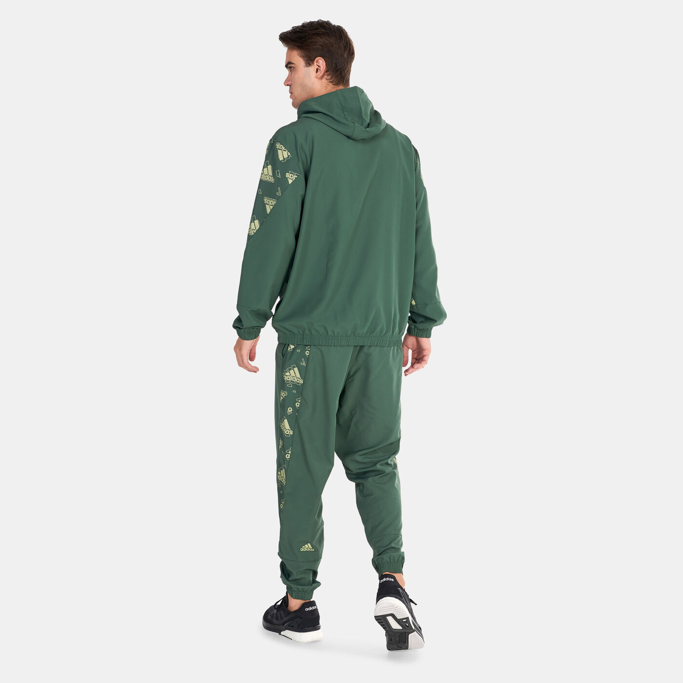 Men's Woven Allover Print Track Suit