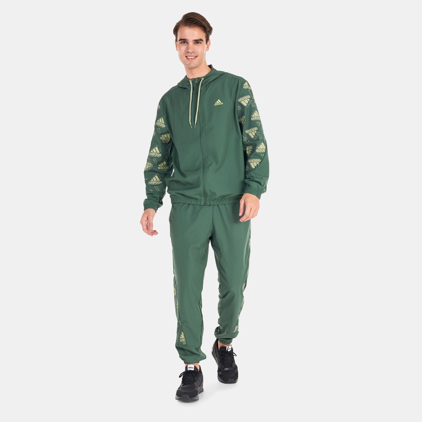 Men's Woven Allover Print Track Suit