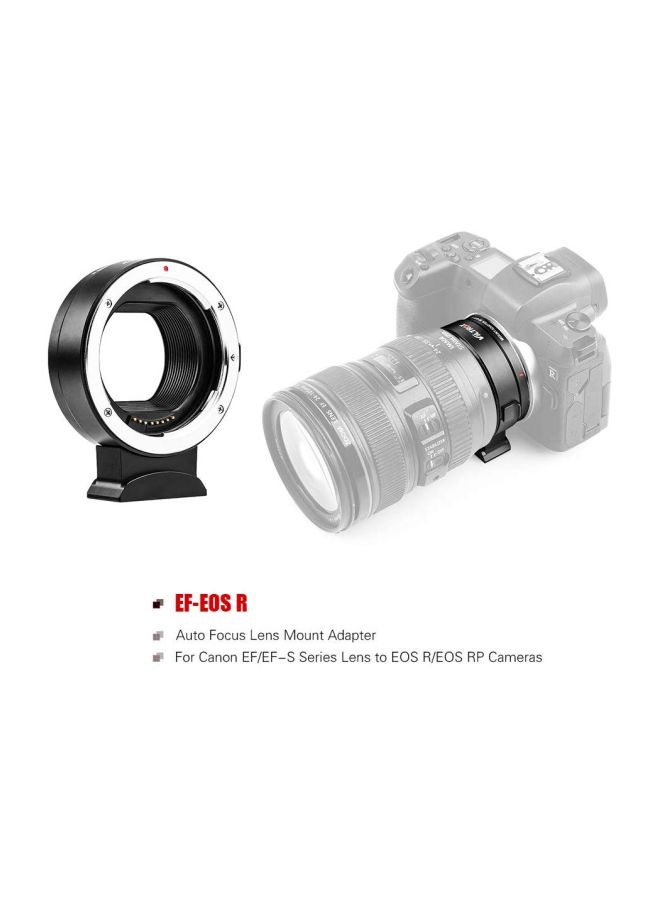 Auto Focus Lens Mount Adapter For Canon EF/EF-S Series Lens Black/Silver