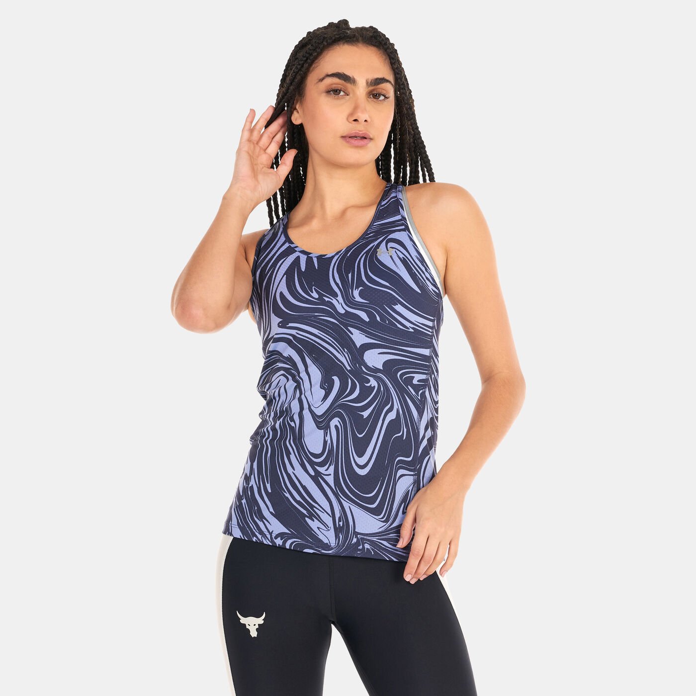 Women's HeatGear® Armour Racer Print Tank Top