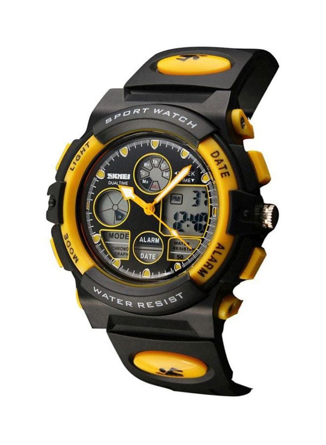 Boys' Water Resistant Analog & Digital Watch ZS219103 - 48 mm - Black/Yellow