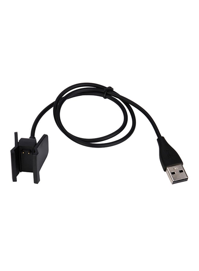 USB Charging Cable For Fitbit Alta HR Black