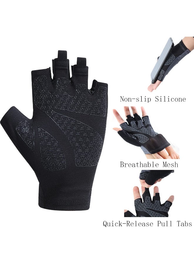 Pair Of Casual Protective Gloves Black