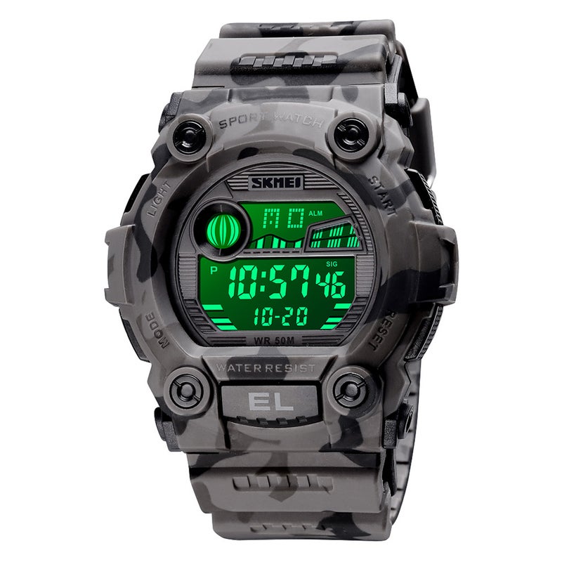 boys Digital Silicone Watch J4605GY-S-KM