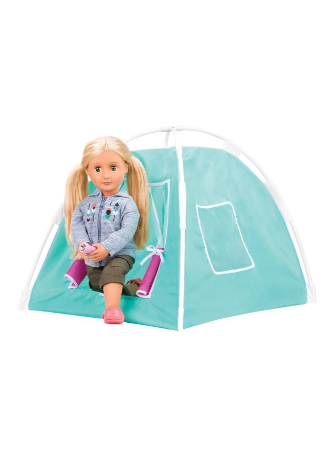 Happy Camper Set - A Fun Tent And Camping Gear For 18-Inch Dolls, Age 3+ Years 31.75x12.7x50.8cm