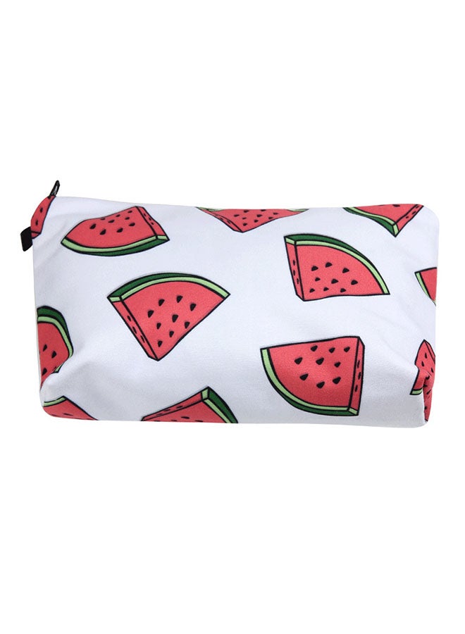 3D Fruit Watermelon Printing Refreshing Summer Make-up Bag Red