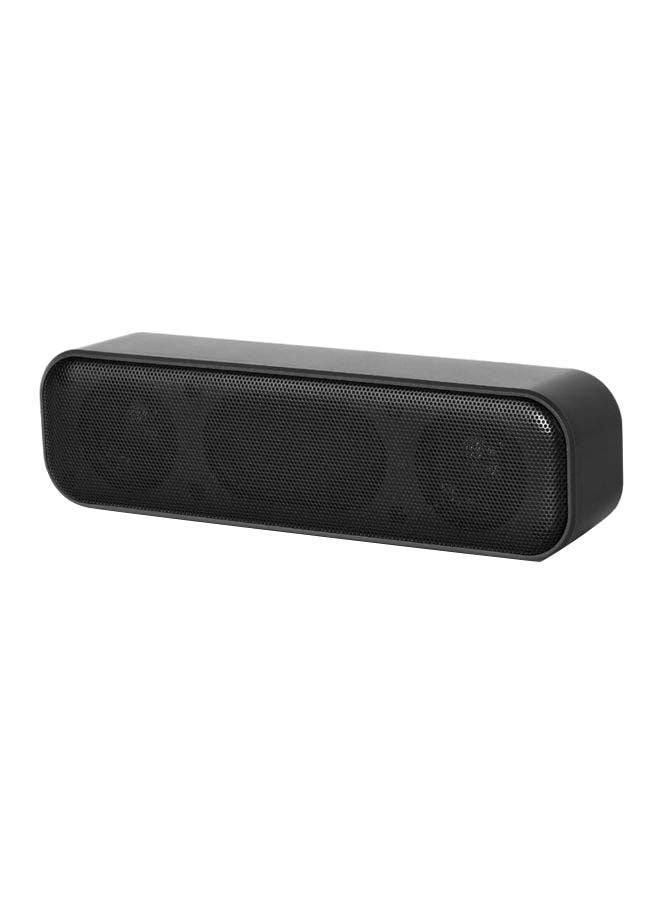 USB Powered Desktop Soundbar Speaker V7683 Black