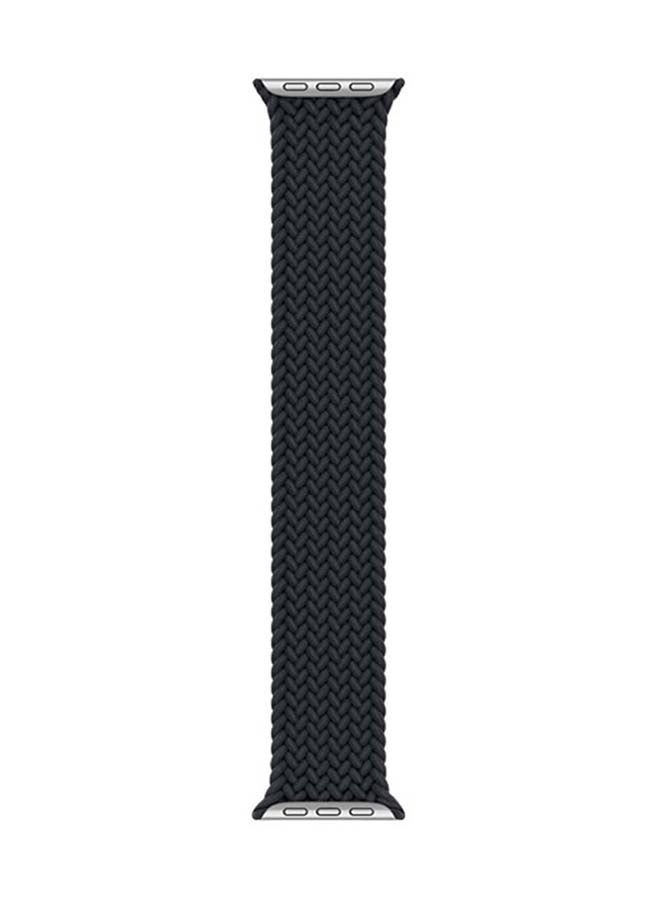 Braided Elastic Replacement Strap For Apple Watch Series 6 Black