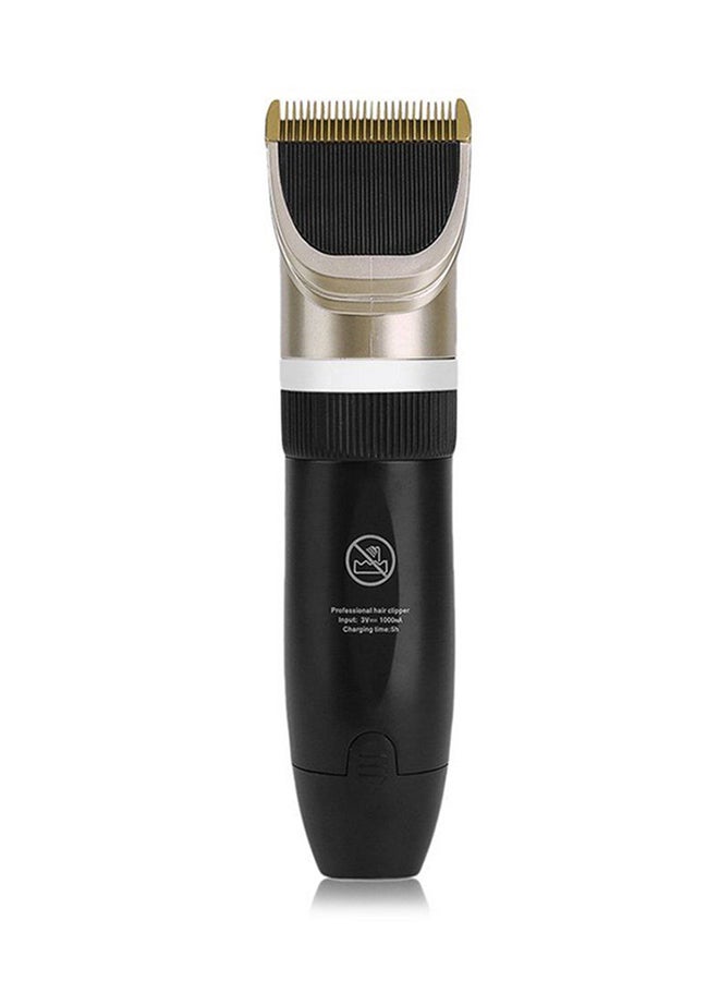 Professional Electric Trimmer Hair Fur Remover Black/Gold 170x45x45mm