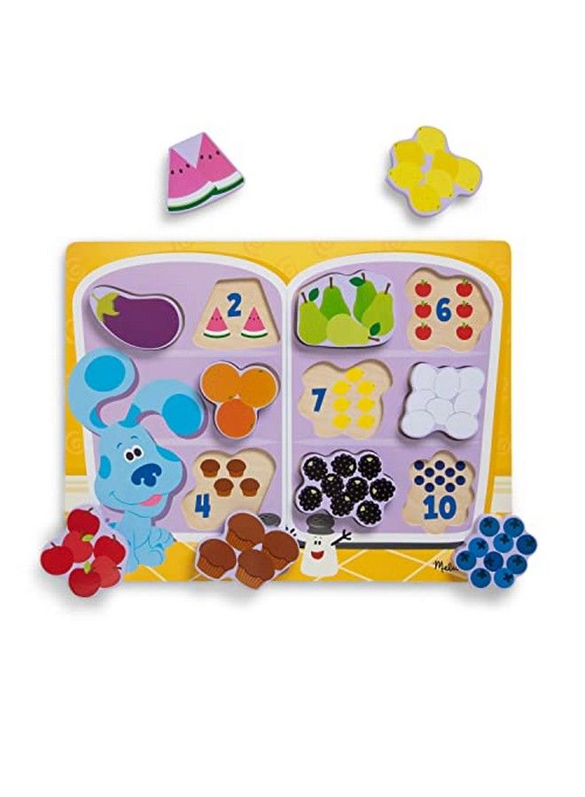 Blue'S Clues & You! Wooden Chunky Puzzle Fridge Food (10 Pieces)