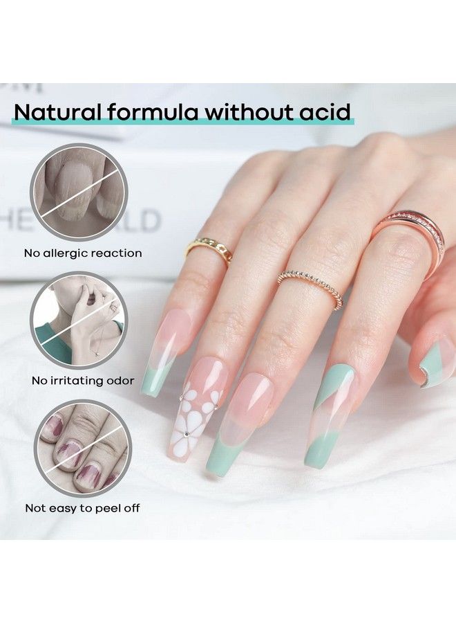 Nail Primer 15Ml Acid Free Nail Dehydrator For Acrylic Nails And Gel Nail Polish Fast Drying Prep Dehydrator Base Varnish Manicure Bonder Liquid